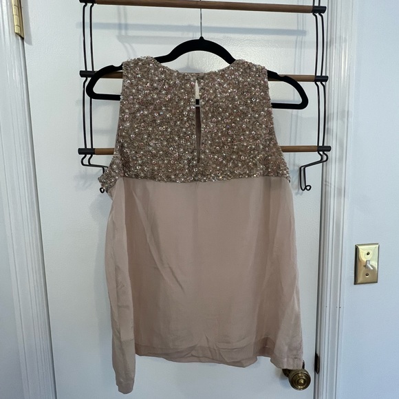 French Connection Sequin Silk Tank - Picture 3 of 4